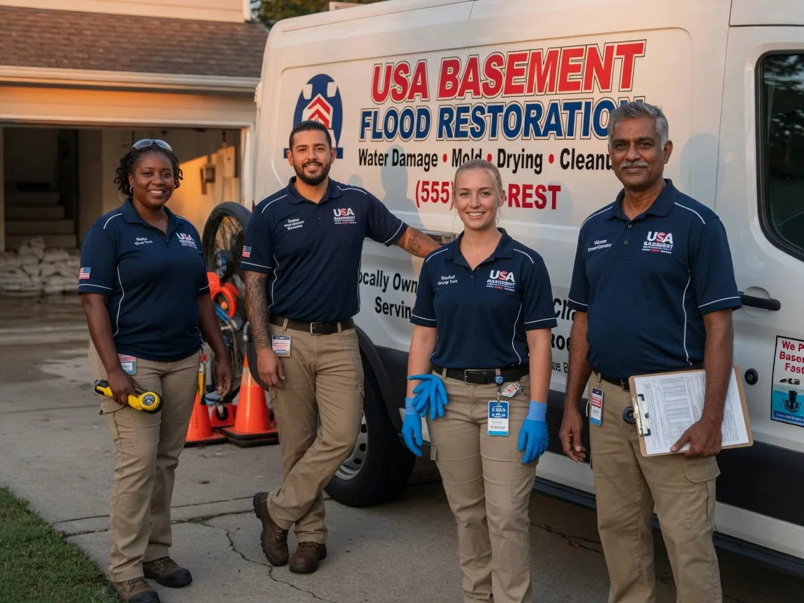 Basement Flood Cleanup company in Mark Center, OH