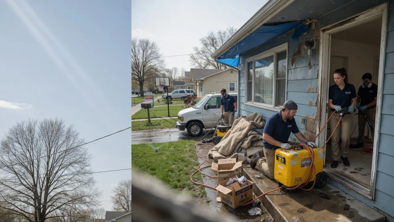 Basement Flood Cleanup in Mark Center, OH near me